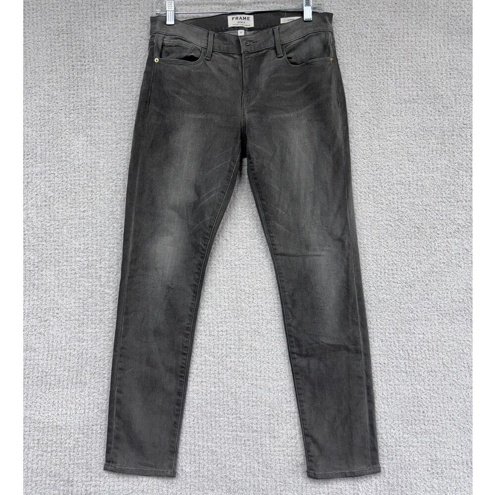 Frame Women's Le Garcon Grey Skinny Leg Jeans Size 2 #60375